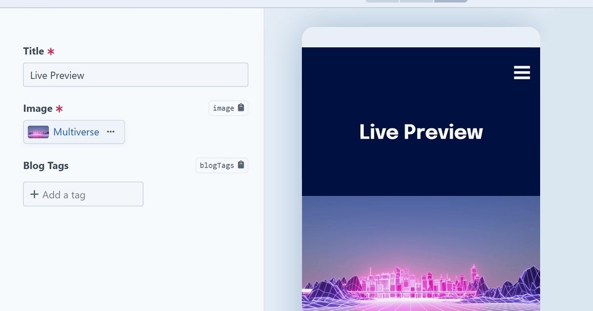 Visited | Blog - Content aanpassen met een live preview